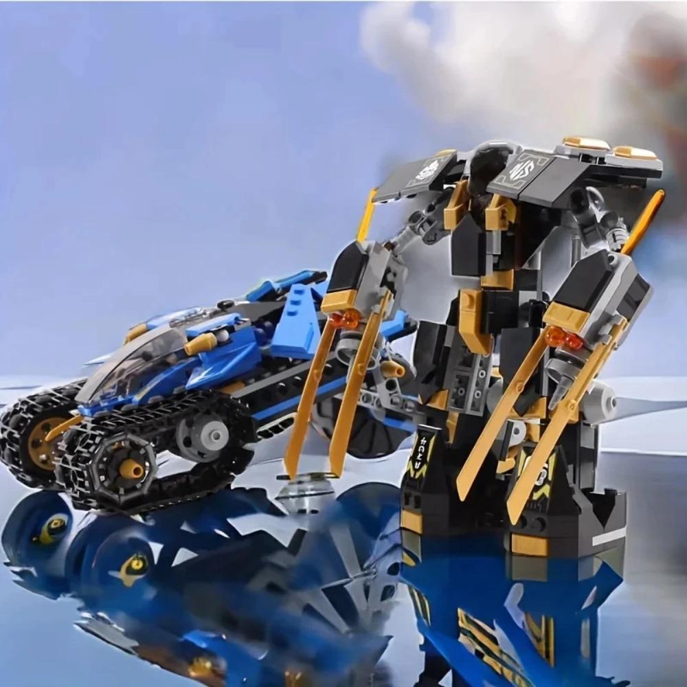 567PCS Technical Ninja Thunder Raider Mechanical Warrior Robot Mecha Building Blocks War Weapon MOC Model Toys For Kids Gift