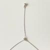 ELYONA ELA 16 Drop of Light Silver Pendant Long Necklace