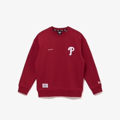 New Era Kids Mlb Philadelphia Phillies Sweatshirt Red