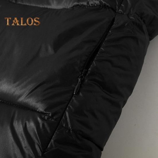 Herrevest Hette ermeløs vest frakk svart gylden farge dun bomull glidelåslommer vest jakke daglig slitasje