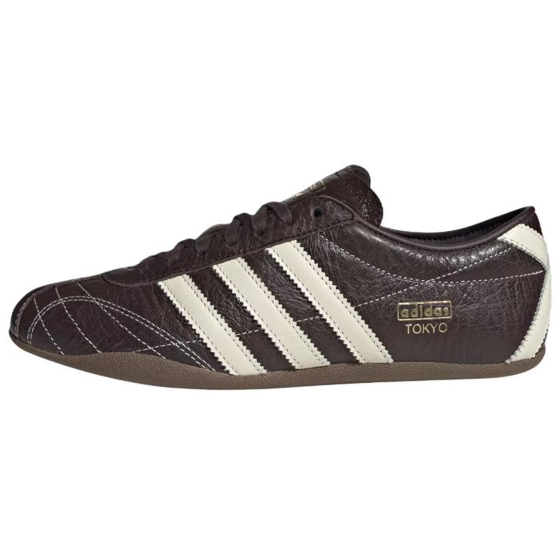 adidas Originals Tokyo Женские Низкие Ретро Повседневные Кроссовки Темно-Коричневый Белый IH6623