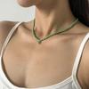 Bohemian Handmade Rice Bead Heart-shaped Necklace Collarbone Chain