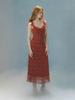 Sinseuden Scarlet Frill Long Dress