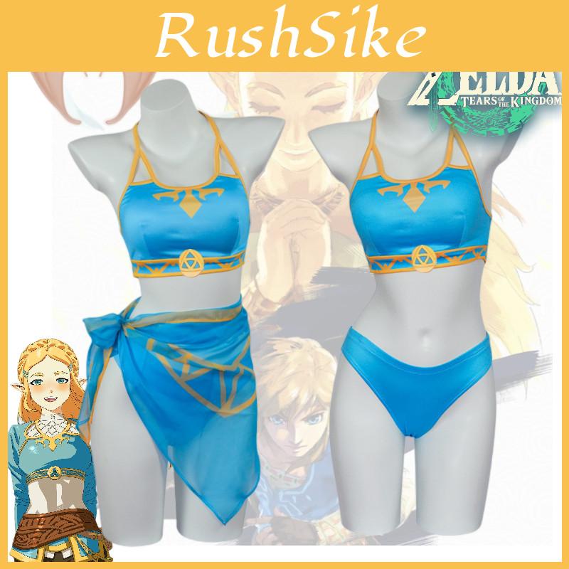 Legend Of Zelda Kingdom Tears Link's Cosplay Swimsuit Bikini For Halloween And Games