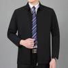 Jacket Men's Middle-aged Lapel Men's Executive Jacket Autumn Middle-aged Dad's Business Fashion Jacket