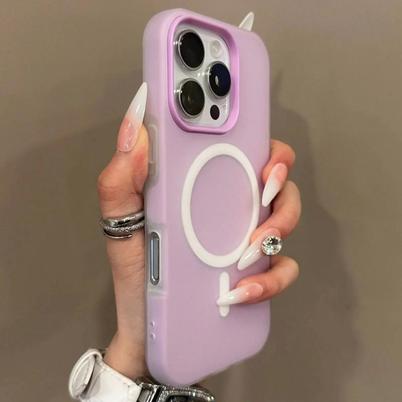 Luxury 2 IN 1 Candy Color Magnetic Phone Case For Samsung S26 S25 Ultra S24 FE S23 Plus Edge For Magsafe Wireless Charge Cover