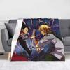 Sevendeadlysinse Anime Wool Blanket  Funny Throw Blanket for Bed Sofa Couch 150*125cm Rug Piece