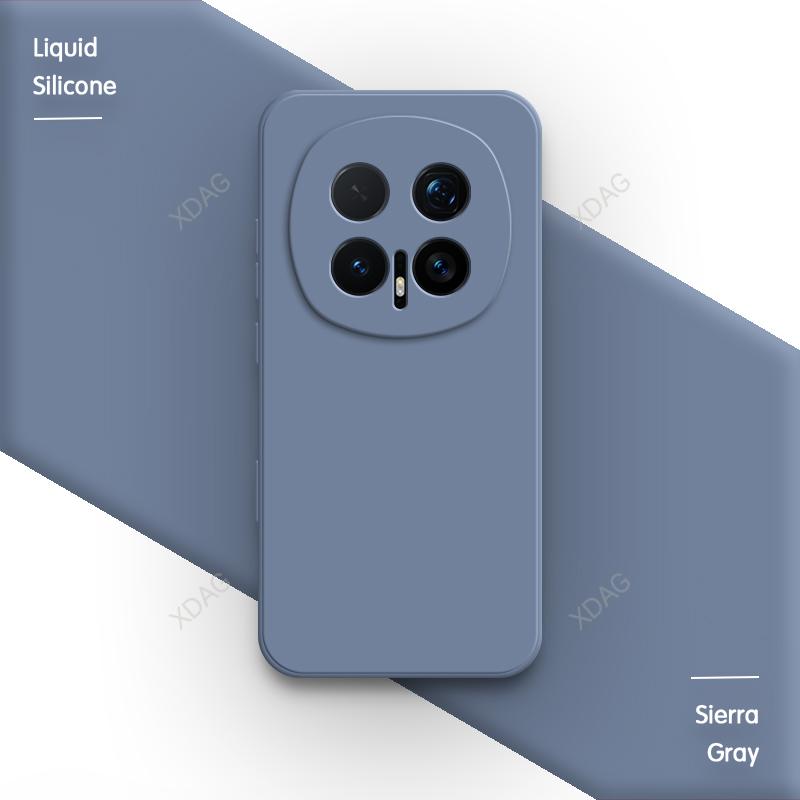 Original Liquid Silicone Soft Phone Case for Honor Magic8 Magic 8 Pro 8Pro 5G Funda Lens Protection Internal Flocking Back Cover