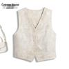 Women's Elegant Linen V-Neck Vest