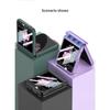 Funda rígida de PC con bisagra magnética para Samsung Galaxy Z Flip 6, 5 y 4, a prueba de golpes y con protector de pantalla pequeño.