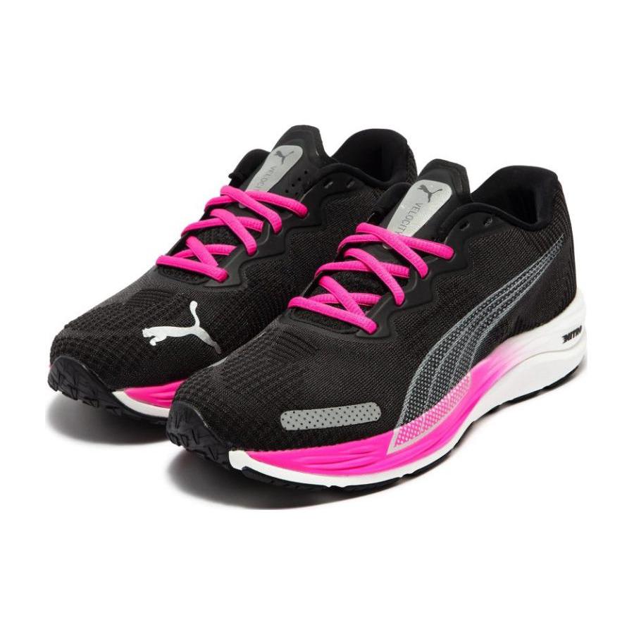 New PUMA Velocity Nitro 2 Fade 'Black Pink White' Women's 378527-03