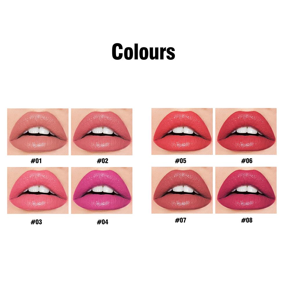 New 8-color Two-in-one Multi-functional Lipstick Matte Moisturizing Non-fading Non-fading Sandwich Lipstick Beauty Makeup Tool