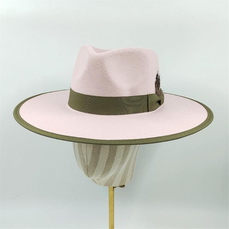 Stylish Wide Border Hat Sun Protecting Fashionable Hat British Styles Hat for Holiday Celebrations