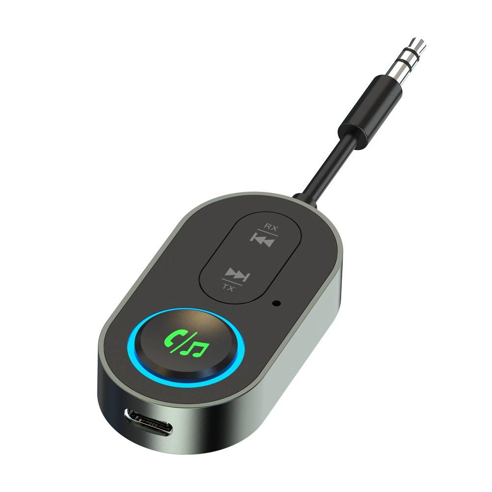 Adaptador de audio Bluetooth 5.3 receptor transmisor inalámbrico para PC altavoz auriculares