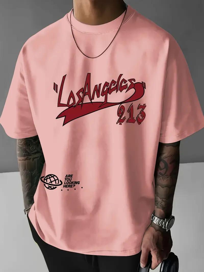 

Лос-Анджелес Принт Повседневная Футболка Короткий Рукав Спортивная Женская Футболка Унисекс Повседневная Носка Лето Мужская Футболка для Гонки 4XL