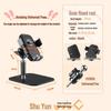 2026 Adjustable Metal Desktop Phone Holder - 360° Rotating Stable Stand for Home