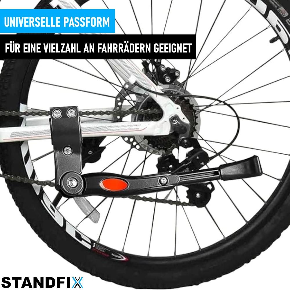 Béquille latérale pour vélo STANDFIX, béquille arrière réglable