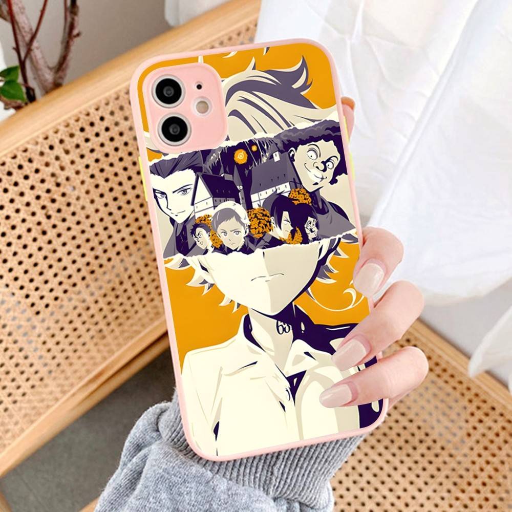 

The-Promiseds-Neverlands Phone Case For IPhone 16 15 14 11 12 13 Pro Max X Plus XS MAX Translucent Matte Cover iphone 12