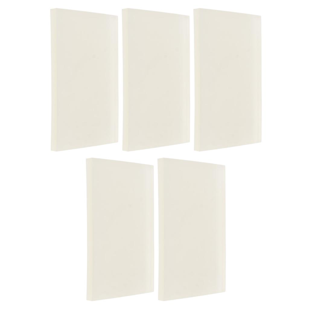 5pcs Stamp Carving Block Soft Rubber Block DIY Hand Made Crafts for Carving Stamps 10x7.5x0.5cm