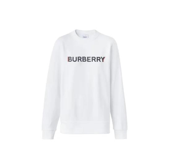 

Burberry Monogram Print Long Sleeves Sweatshirt White S