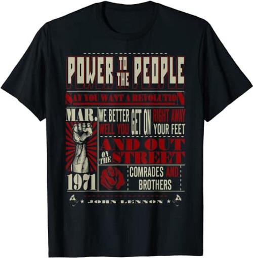 John Lennon Revolution T-Shirt L