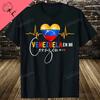 Venezuela En El Corazon Venezuelan Pride Graphic T Shirts Unisex Unisex UNISEX Cotton T Shirts Fashion Ropa Hombre