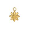 CARLIDANA Wasserdichte Edelstahl Goldfarbe Blatt Sonnenblume Rose Blume Anhänger Charms DIY Für Schmuckherstellung Zubehör