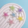 100pcs Cute Rainbow Colorful Starfish Flatback Resin Cabochon for Hair Bows DIY Scrapbooking Decoration Making Accessories