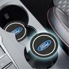 Car Anti-Slip Water Cup Silicone Pad Bottle Holder Mat Coaster Accessory For ST RS Fiesta Ranger Escape Kuga Focus Mustang