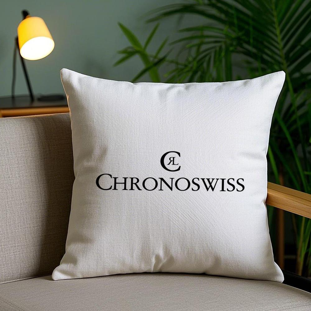 Luxury C-Chronoswiss Cushion Cover Soft Short Plush Double-Sided Printing Home Decor Machine Washable Pillow Case Gift