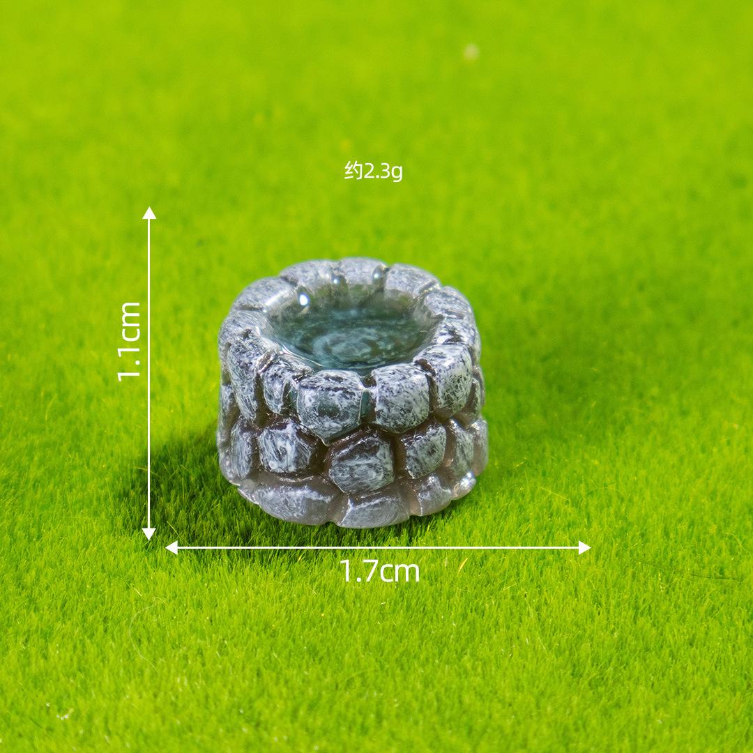 

Симуляция Светящийся в темноте Мох Микроландшафтная сцена Строительство Смола Украшения Аксессуары Декорация Игрушки Water Well No. 3