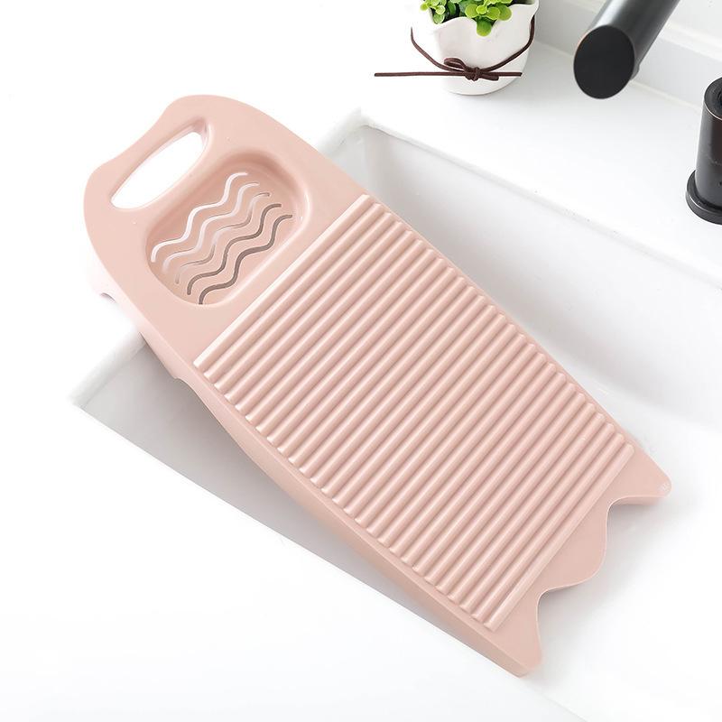 Durable Hand Wash Plastics Washboard Large Size Non-Slip Laundry Board With Soap Trough Household Clothes Cleaning Tool