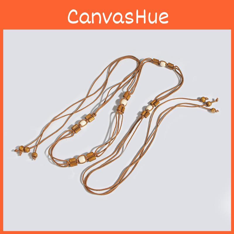 Bohemian Waist Rope Belt With Knotted Closure For Artisanal Ethnic Style Outfits