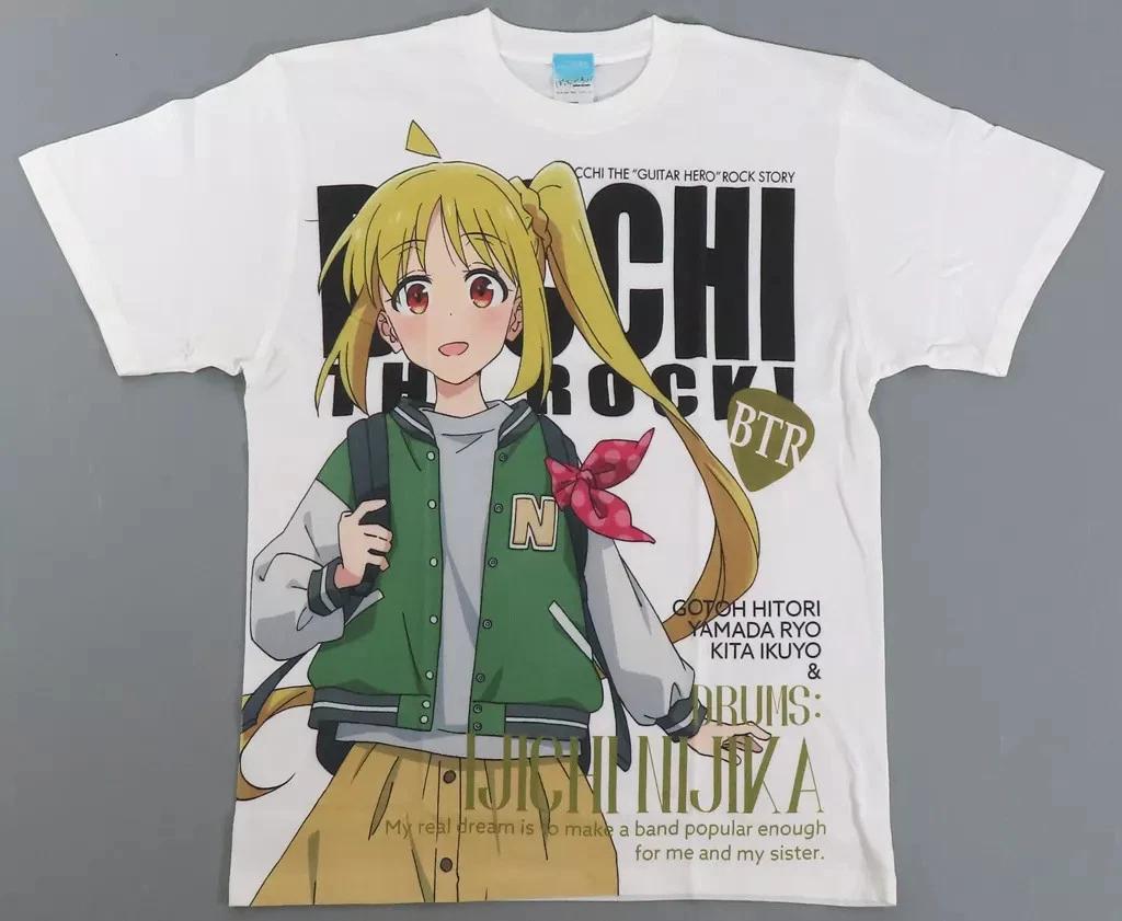 

Cospa Nijika Ijichi Full Graphic T T-Shirt White Street Fashion M Size M