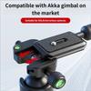 38mm Arca Standard Quick Release Plate For Tripod Ball Head With Anti Slip Rubber Pad And Precise Positioning Marks