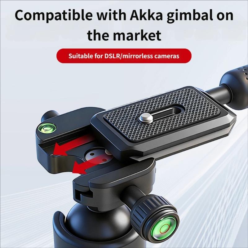 38mm Arca Standard Quick Release Plate For Tripod Ball Head With Anti Slip Rubber Pad And Precise Positioning Marks
