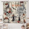 Halloween Curtains Horror Spooky Drapes Haunted House Mansion Curtain Bedroom Living Room Decor Made Of Polyester With Rod Pocket Great