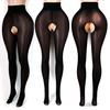 New Open Crotch Women'S Oil Glossy Tights Shiny Pantyhose Sheen Sexy Horse Oil Bright Underwear Lingerie Halloween Costume Stock