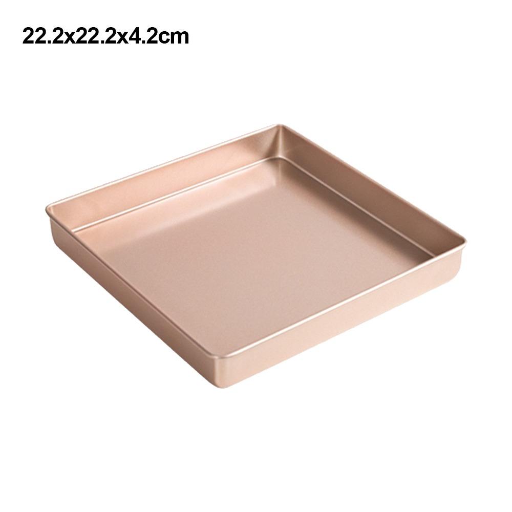 Nonstick Oven Baking Pan 22.2cm/28.5cm Bakeware Pans Gold Bake Mold