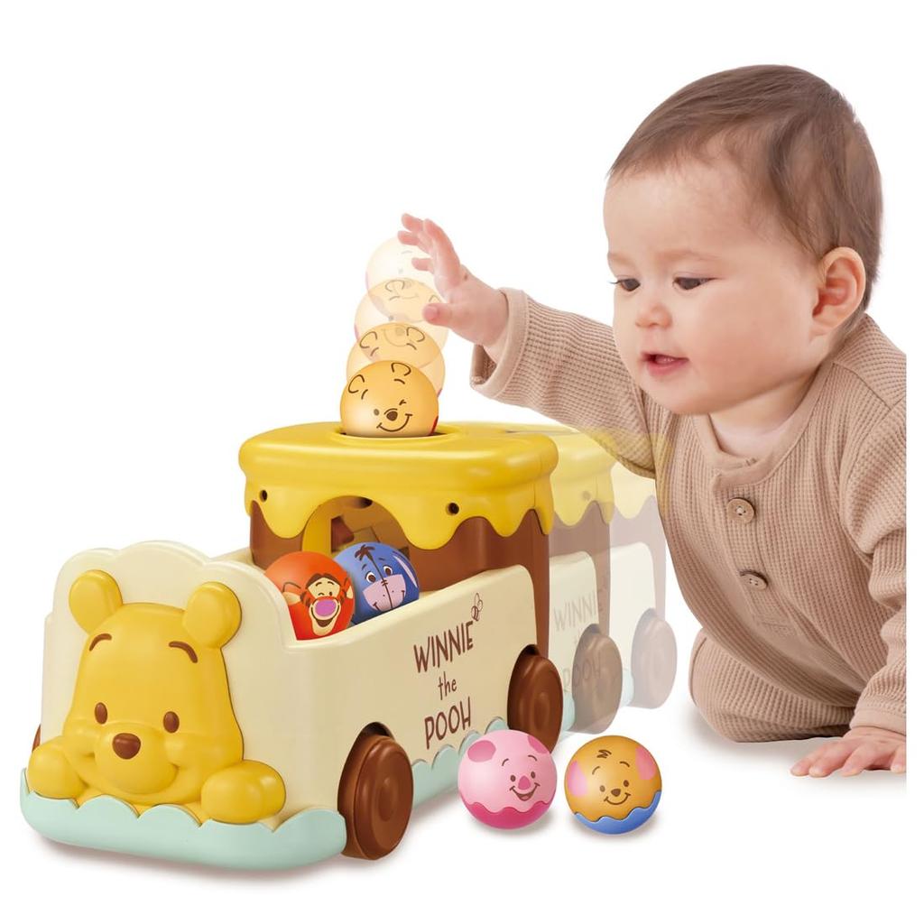 TAKARA TOMY Disney Ball Bus Winnie the Pooh ChaseCount2-Way