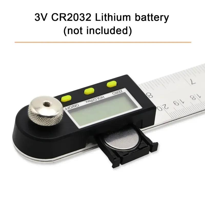 SHANHR 200/300mm Digital Protractor Inclinometer Angle Finder Level Measuring Instrument Digital Goniometer Angle Ruler