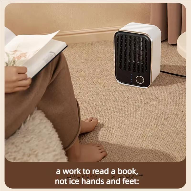 New Portable Electric Fan Heater Hand Warmer Living Room Home Winter Constant Temperature Remote Control House Warmer Machine