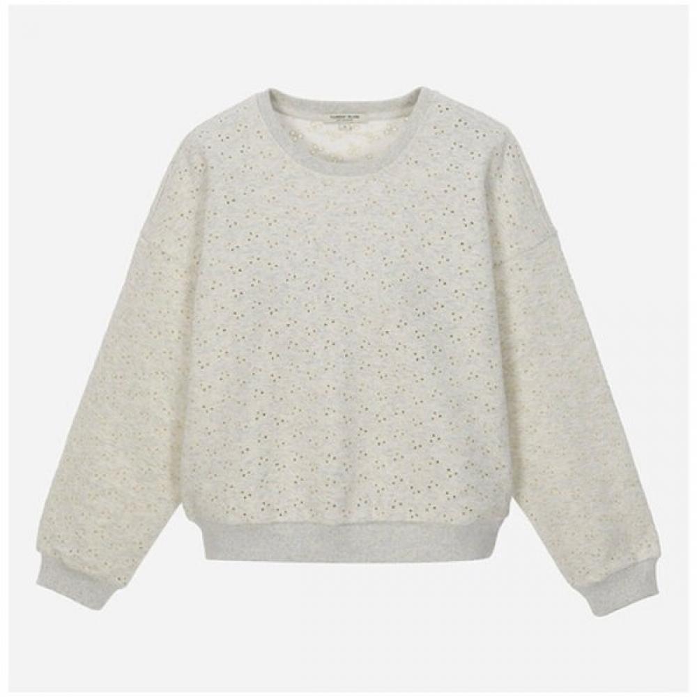 

Thursday Island Allover Embroidery Pattern Sweatshirt T262mst135w Oatmeal (OT)/S