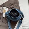 Denim Chest Bag Women's Lightweight Commuter Shoulder Bag