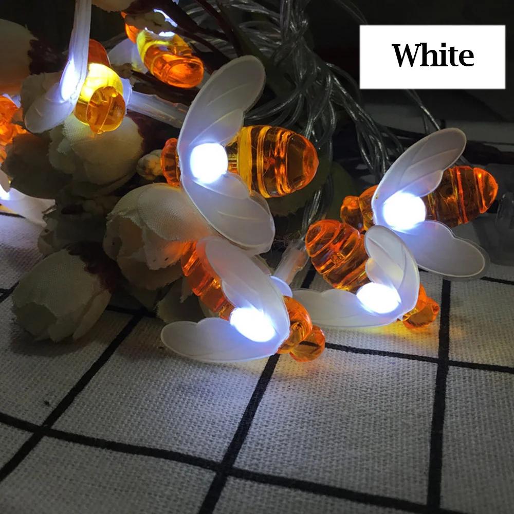 Xiaomi AlliLit 100LED Solar Bee String Lamp Outdoor Fairy Light Tree Chritmas Garland 8 Modes Waterproof Patio Garden Party Decor