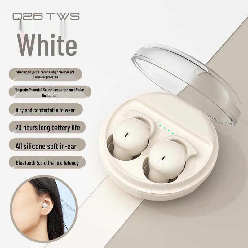 Soft In-Ear Bluetooth Sleep Earphones: Pain-Free, Long-Wearing, Noise-Cancelling for Side Sleeping