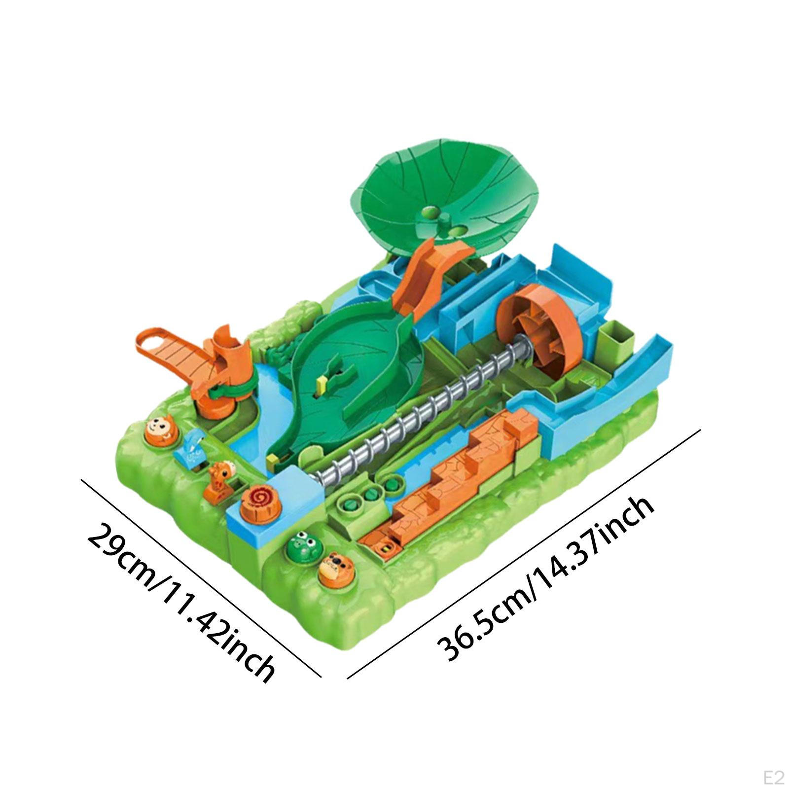 Настольная семейная игра для детей Marble Run Building Blocks для возраста 3 4 5 6 7 8+ — фото 4