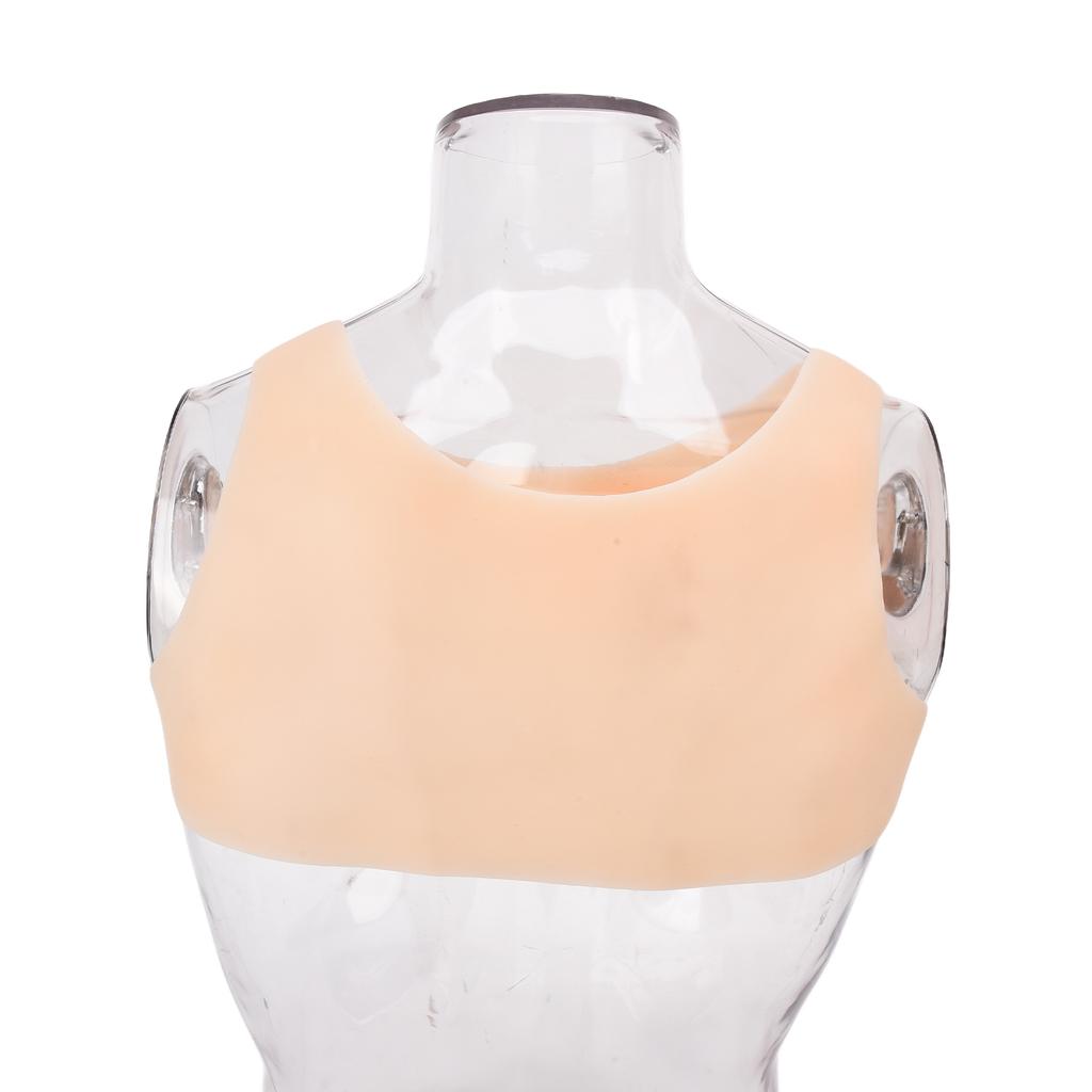 Fake Simulation Chest Vest Soft Thickened Silicone Men s False Chest Muscles Cosplay Costume