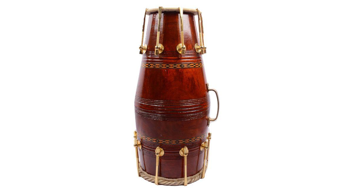 New Wood Indian Folk Traditional Bina Naal No.60 Musical Instrument With Cover