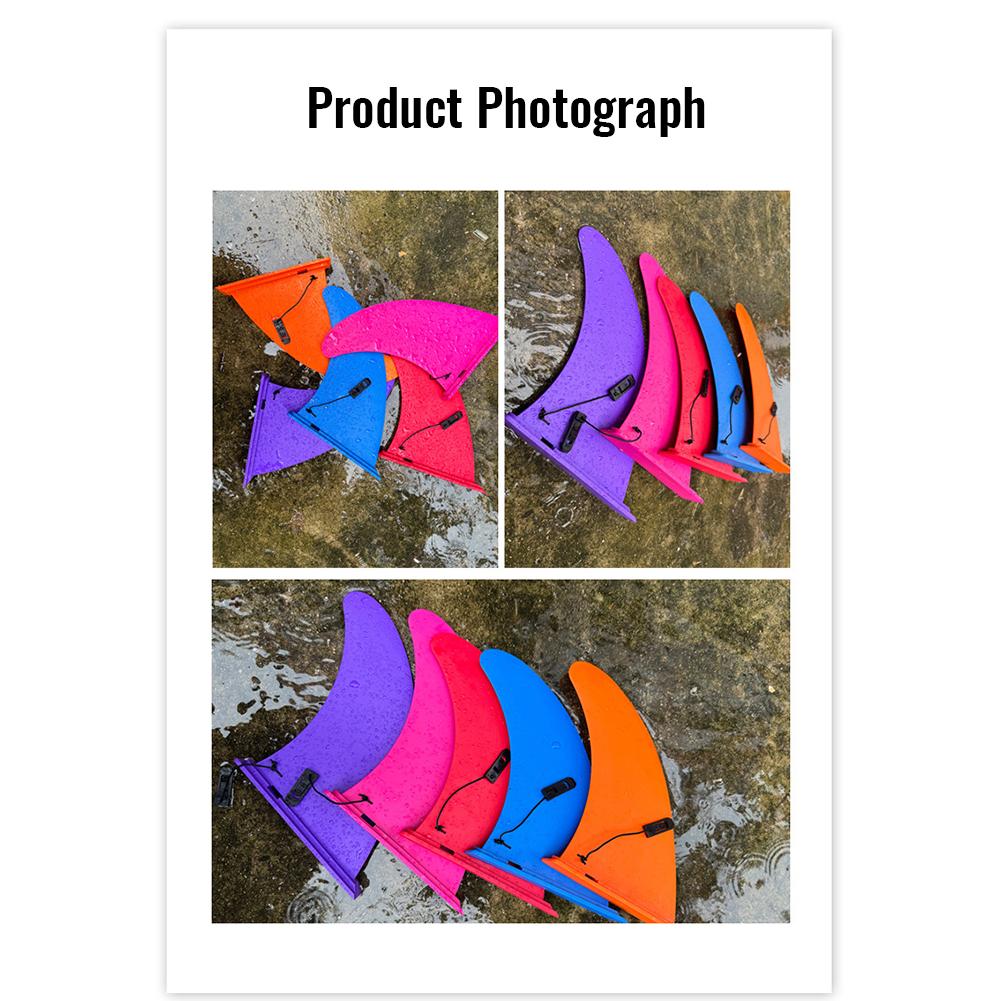 9inch Surf & SUP Single Fin Detachable Center Fin Replacement Quick Release Paddle Board Fin For Longboard, Surfboard And Paddleboard